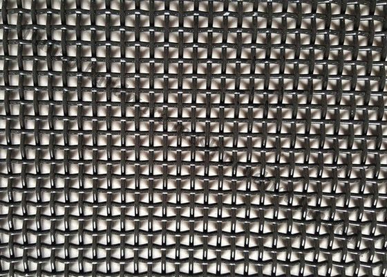 Moustiquaire enduite d'époxyde noire 6-18mesh de la maille solides solubles 304 d'écran de fenêtre d'acier inoxydable
