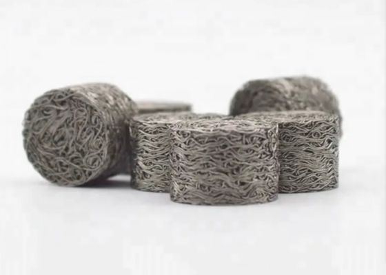 Mousse Lance Compressed Knitted Filter Wire Mesh Corrosion Proof de la neige ISO9001