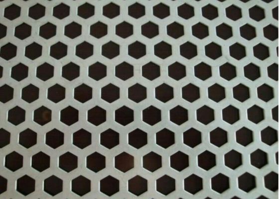 Le trou hexagonal perforé personnalisable de feuillard a perforé la feuille 1.4mm épais