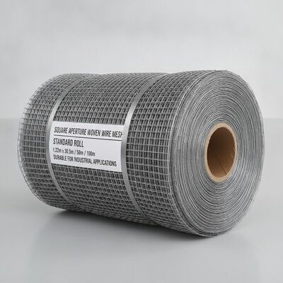 L'écran de treillis métallique tissé à ouverture carrée en rouleau standard de 1,22 m 30,5 m 50 m 100 m