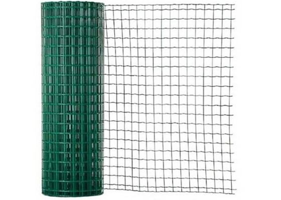 le PVC du vert 3Fts a enduit la barrière Roll Rustproof de Mesh Fencing Rolls Wire Garden de fil