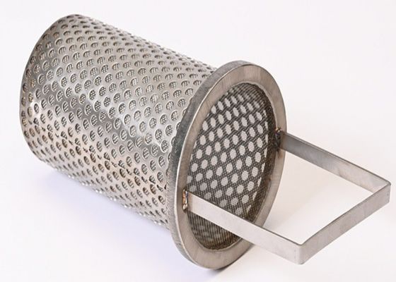 Écran de filtrage de panier en tissage ordinaire pour la filtration industrielle