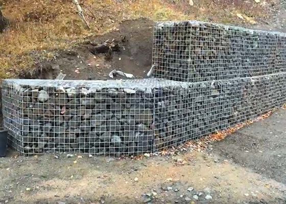 ISO45001 Zn-5 Al Galvanized Welded Wire Mesh lambrisse pour le mur de soutènement de Gabion
