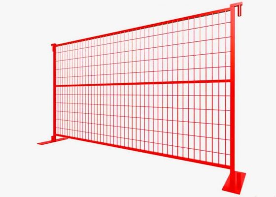 Le PVC d'anticorrosion de GV a enduit le panneau de Mesh Panels Canada Temporary Fencing de fil