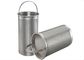 Fil Mesh Cylinder Filter Mesh 0.5-200microns d'acier inoxydable de la catégorie ISO14001 comestible