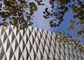 Le mur rideau en aluminium de revêtement de façade en aluminium perforée de PVDF lambrisse personnalisable