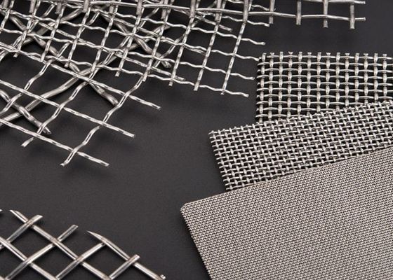 Filtration sertie par replis tissée Mesh Extruder Screen Mesh de l'acier inoxydable AISI316