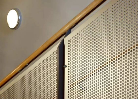 protection de l'environnement de feuille en aluminium perforée décorative de 0.5mm à de 6mm