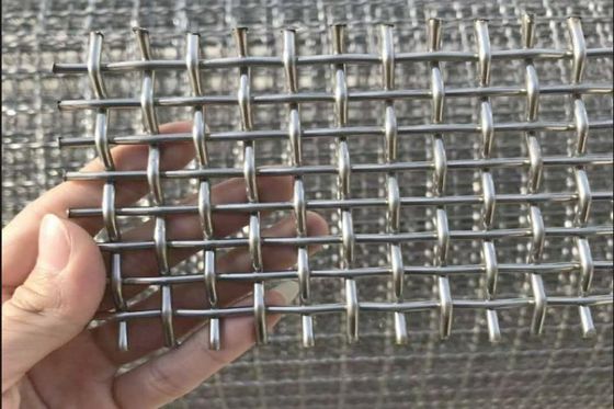 fil Mesh Screen For High Temperature d'acier inoxydable de la résistance thermique 202 de 4mm