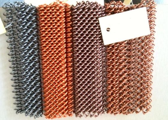 Écran de treillis métallique tissé certifié ISO9001 pour la décoration et etc.