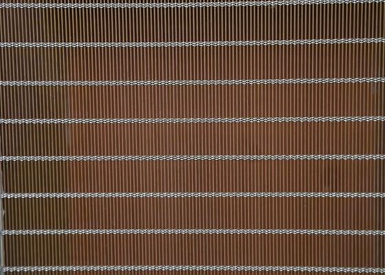 Écran de treillis métallique tissé certifié ISO9001 pour la décoration et etc.
