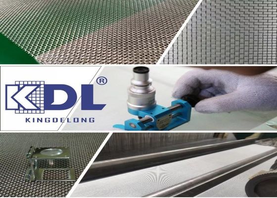 Écrans filtrants de haute qualité SS304 316 en acier inoxydable carré métallique tissé