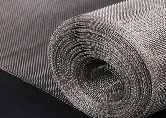 Rouleaux d'écrans de treillis en acier inoxydable de 0,02 à 50,8 mm Aperture SS 316 Tissus à tige pour applications industrielles
