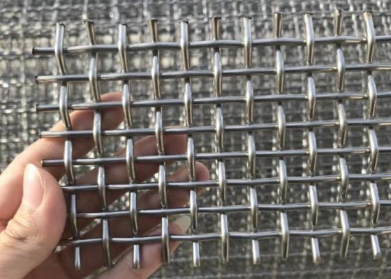 Rouleaux d'écrans de treillis en acier inoxydable de 0,02 à 50,8 mm Aperture SS 316 Tissus à tige pour applications industrielles