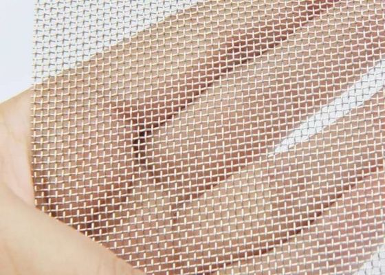 écran de treillis en acier inoxydable résistant à la corrosion avec une variété de motifs de tissage