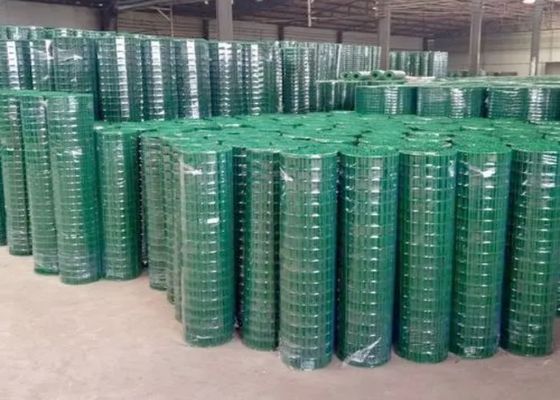 Maillage en fil de fer soudé galvanisé vert pour la sécurité domestique et la construction