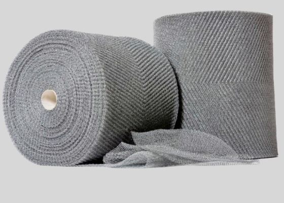 Maillage tricoté en acier inoxydable pour airbags / coussin d'isolation acoustique / absorbeur de chocs