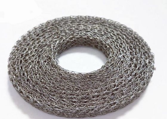 Maillage tricoté en acier inoxydable pour airbags / coussin d'isolation acoustique / absorbeur de chocs
