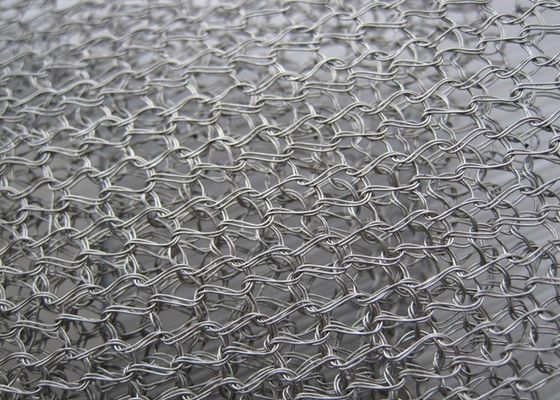 Filtre en acier inoxydable de diamètre de 0,08 mm à 0,3 mm Tissu tricoté pour filtre à air liquide