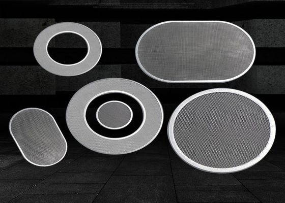 Maillage de filtrage en acier inoxydable à tissu simple pour les industries pétrolière et chimique