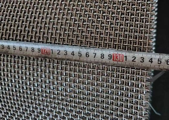 Type de tissage Écran de treillis métallique en acier inoxydable en tissu plat pour le dépistage et le filtrage des acides et des alcalis Largeur 0,03 m-6,5 m