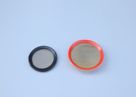 Filtre à filtrage résistant aux acides et aux alcalis avec double fil à trous ronds