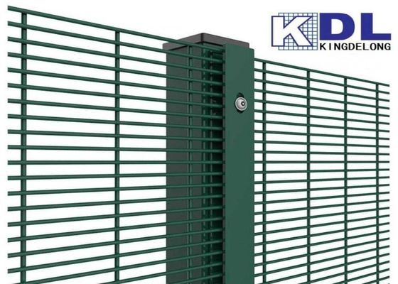 Anti grillage s'élevant 2.7m de Mesh Panels Pvc Coated Green de 358 sécurités 3.0m