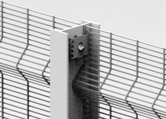 Métal de haute résistance Mesh Fence Panels 3D anti 358 s'élevants Mesh Fencing Panels