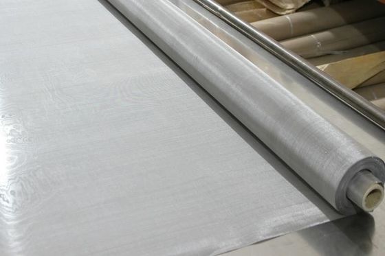 200 Mesh Stainless Steel Woven Wire Mesh Screen avec la longueur de 30m