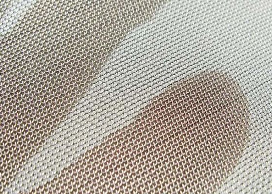 Largeur crue du bord cru 0.03m-6.5m de maille d'écran de fil d'acier inoxydable de l'industrie 201 de fibre chimique