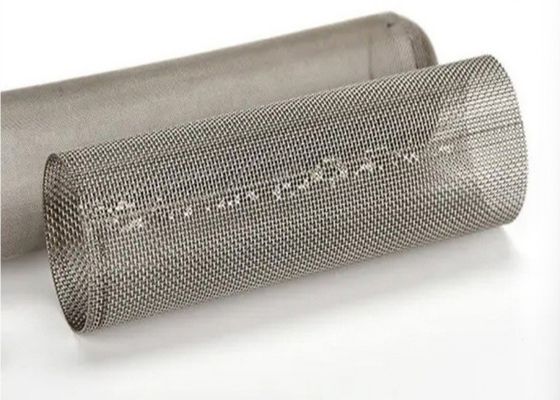 Filtreur à écran de filtration industriel SUS304 304L Filtre en acier inoxydable 3-500 Maillage carré Tissue simple