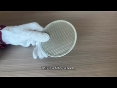 Maillage à écran de filtre carré avec tissus simples pour la filtration industrielle