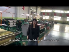 Chauffez rayonner la durabilité rouge de Mesh Industrial Woven Wire Mesh de câblage cuivre