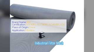 Filtration industrielle de maille de filtre d'acier inoxydable