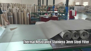 Thermal Resistance Stainless 3mm Steel Filter Mesh
